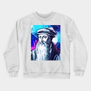 John Knox Snowy Portrait | John Knox Artwork 13 Crewneck Sweatshirt